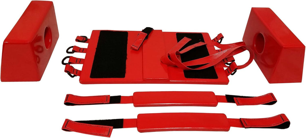 Orange Emergency Head Immobilizer with Straps Pack of 2 Q3287