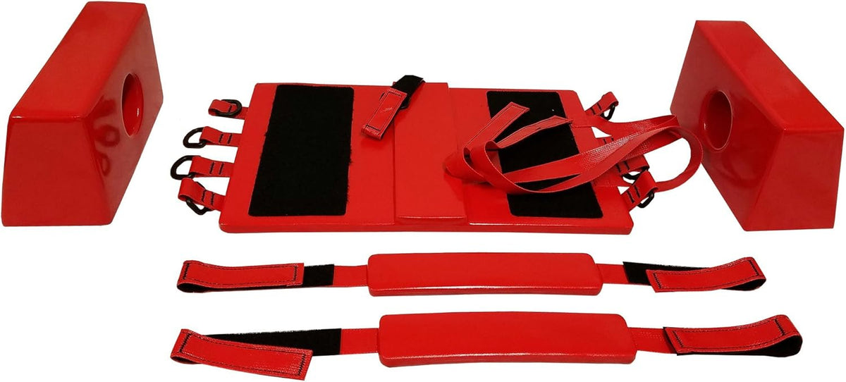 Orange Emergency Head Immobilizer with Straps Pack of 2 Q3287