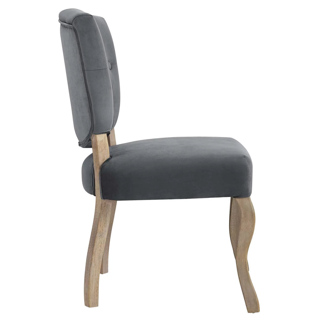 Gray Dining Side Chair Set of 2 F479