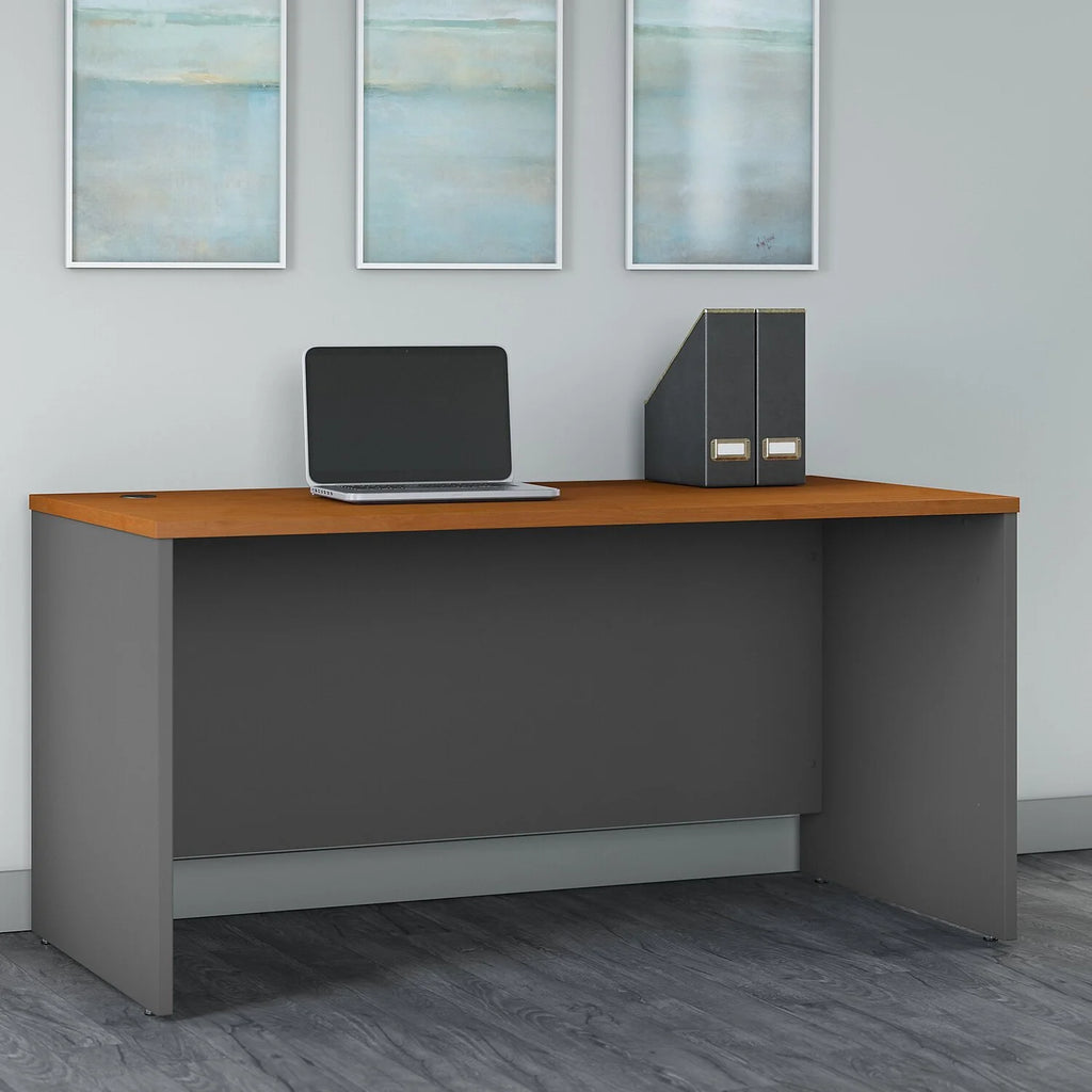 Office Desk in Natural Cherry Engineered Wood T85990