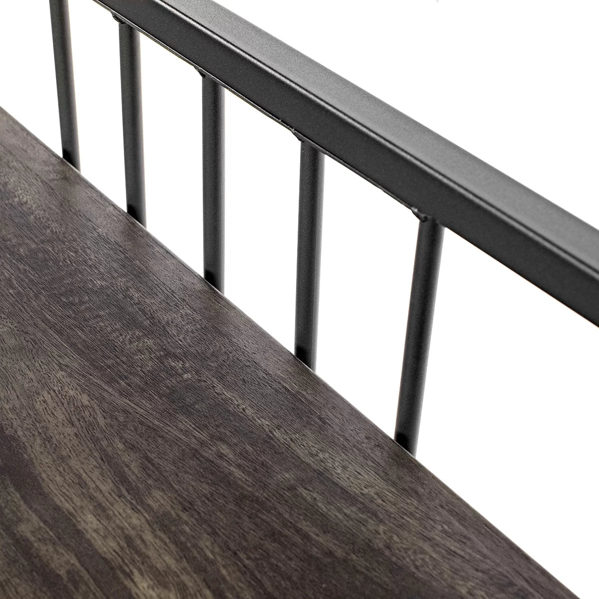 47" Console Table with Metal Frame, Rustic Brown W522