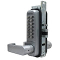 Mechanical Keyless Narrow Stile Lever Handle Lock with Passage Function and Double Sided Combination Q225