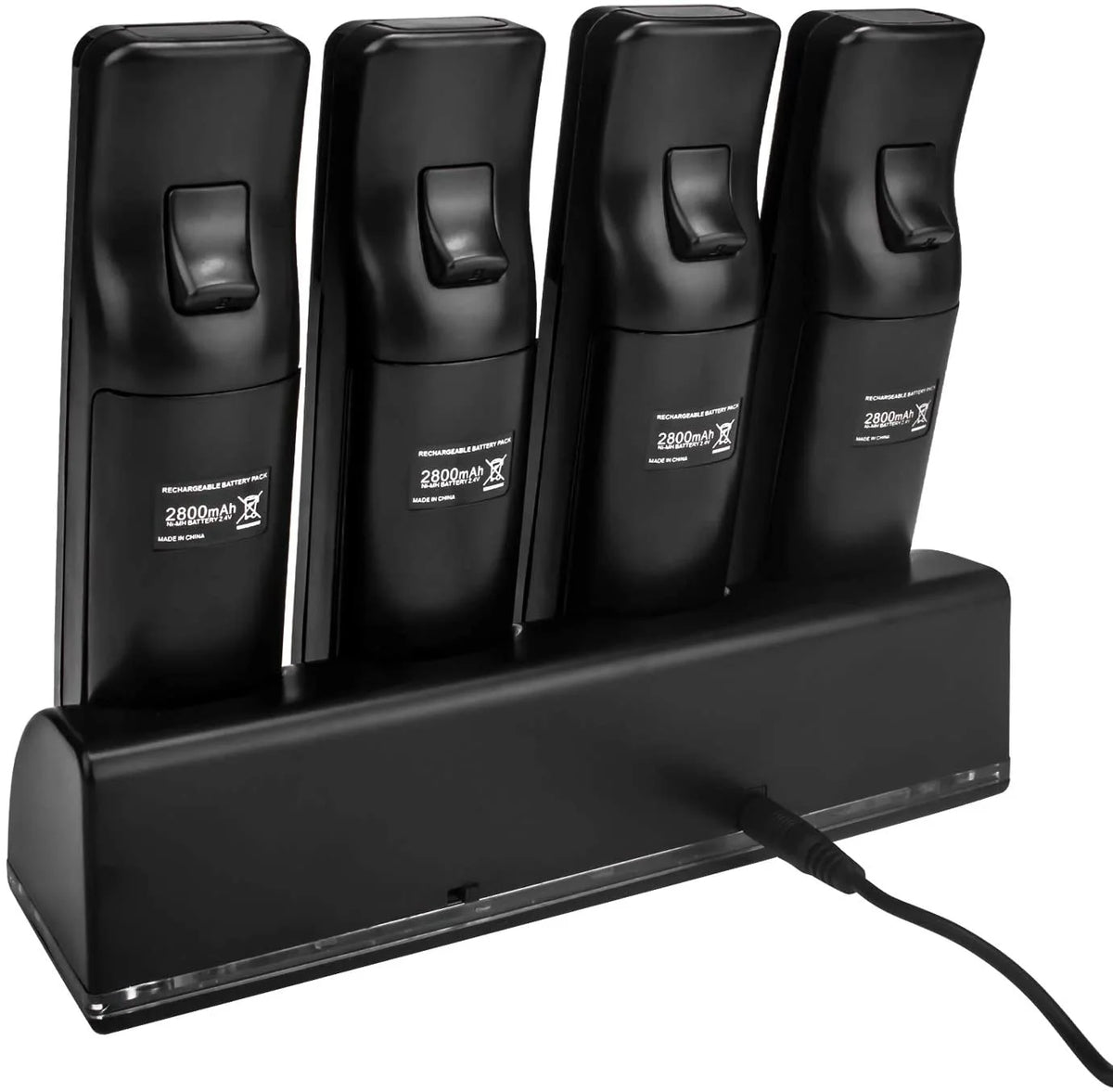 Charger Dock for Wii Remote with 4 Rechargeable Batteries U6805