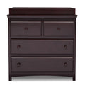 3 Drawer Dresser with Changing Top, Grey N4465
