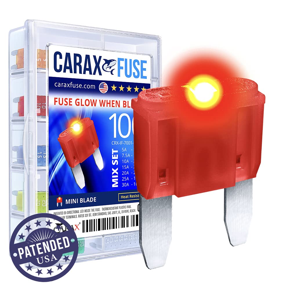 100 pcs. Assortment Kit Mini Blade Automotive Fuse A94287
