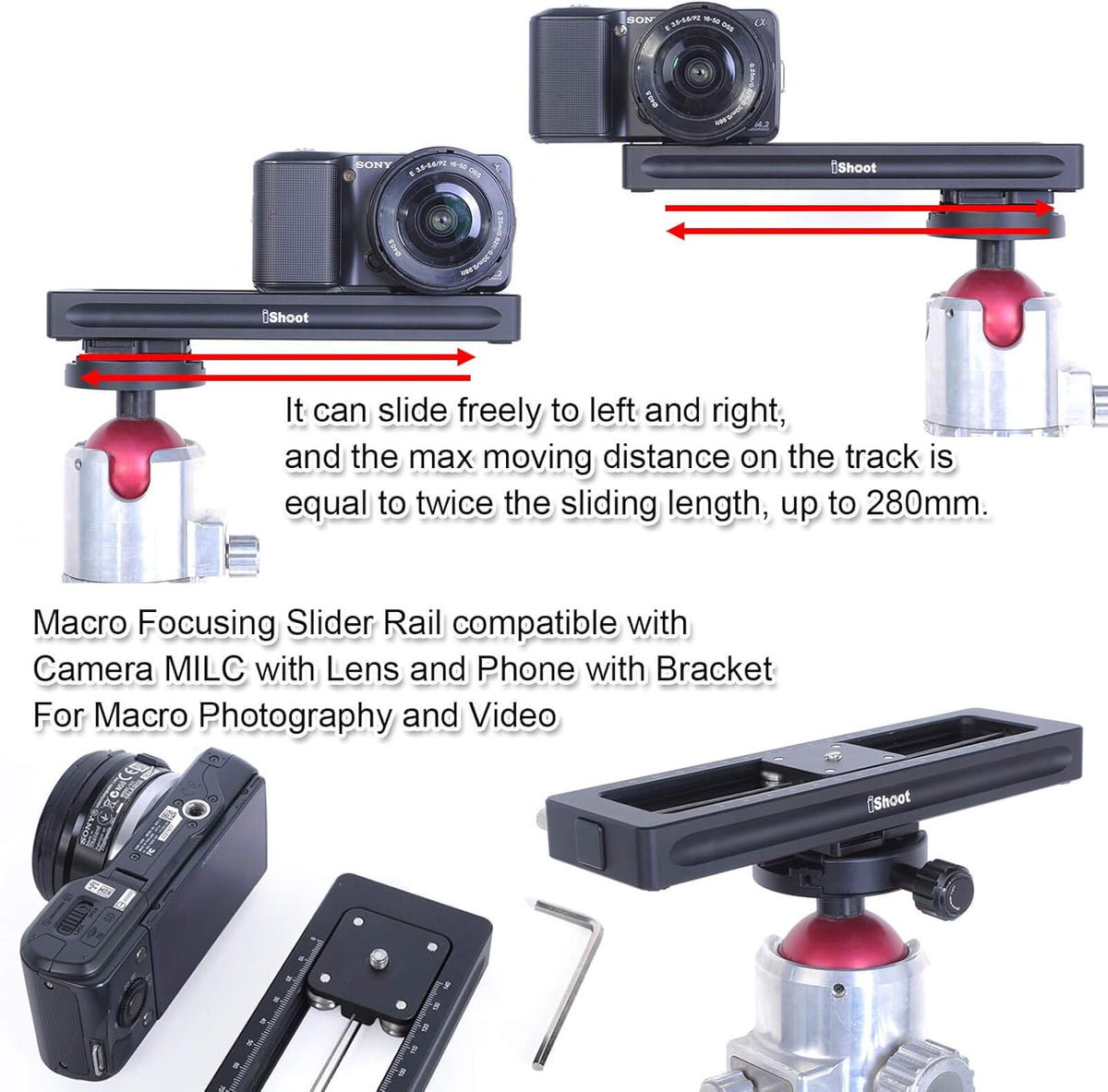 Macro Focusing Rail Slider for DSLR MILC Camera R2470