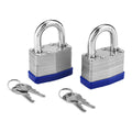 2 in. Keyed-Alike Padlocks, 2 Pack J3679