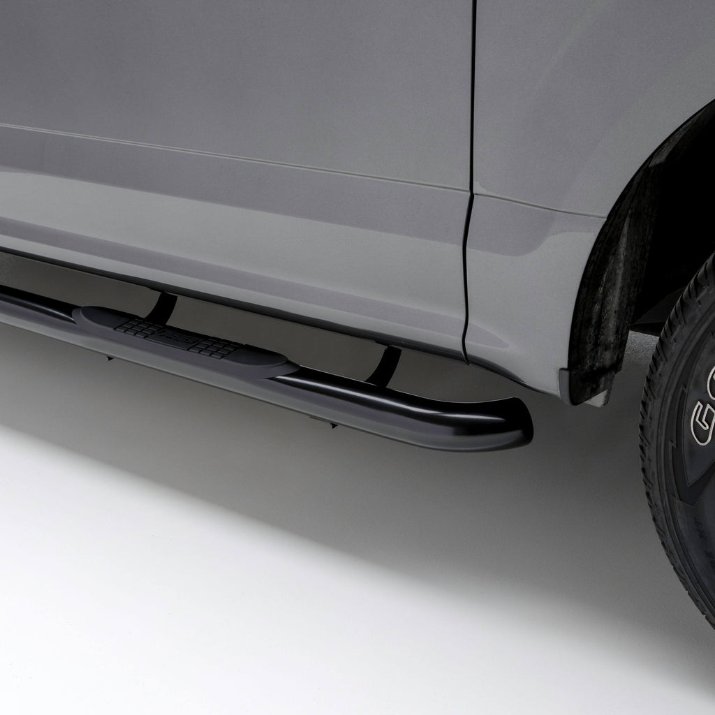 Black 3-Inch Round Side Bars X3250