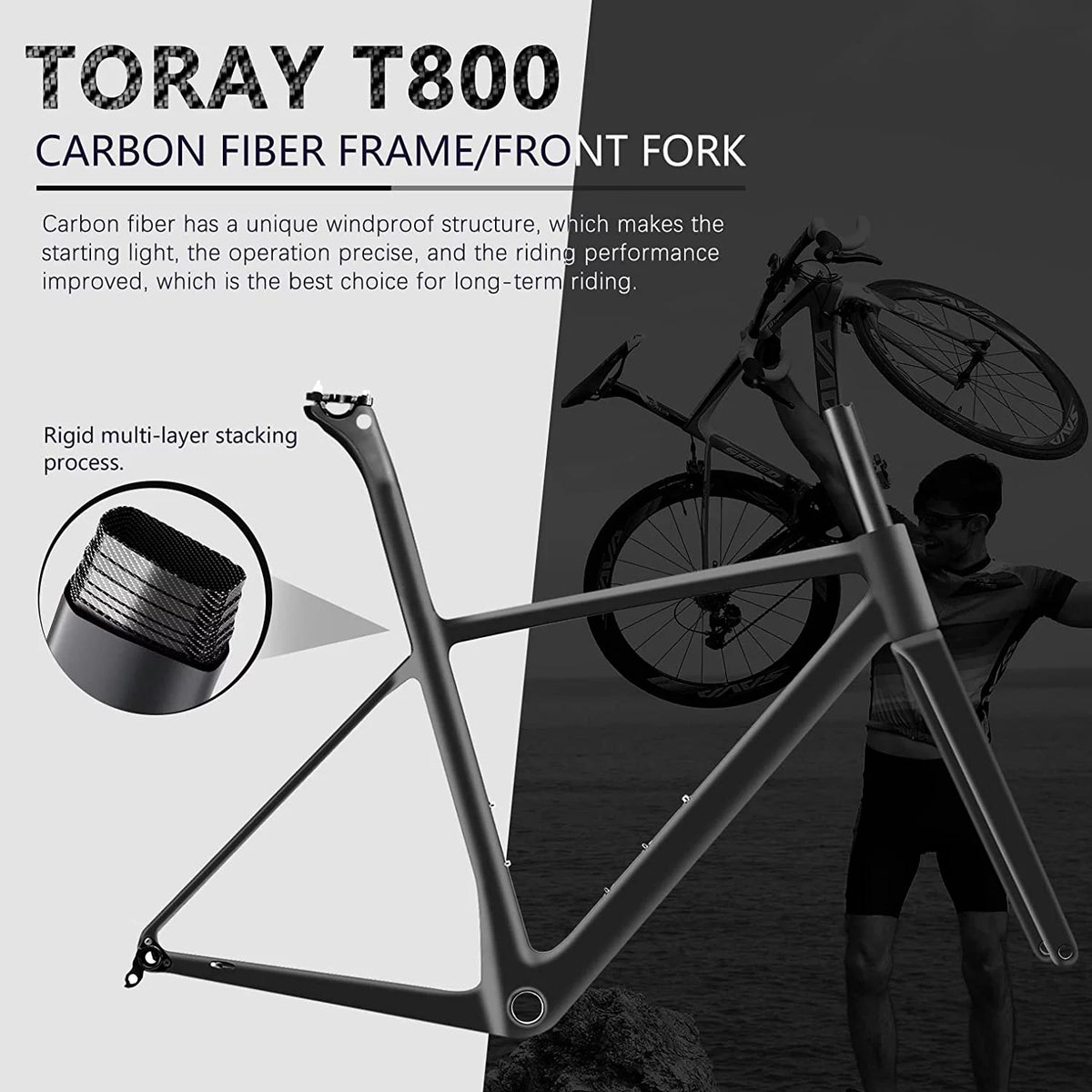 Carbon Road Bike 700C H268