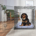Heavy Duty Fold & Carry Double Door Collapsible Wire Dog Crate W66256