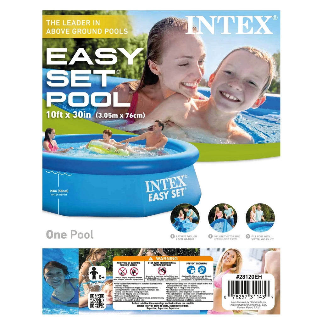 Inflatable Round Swimming Pool & Debris Cover R676
