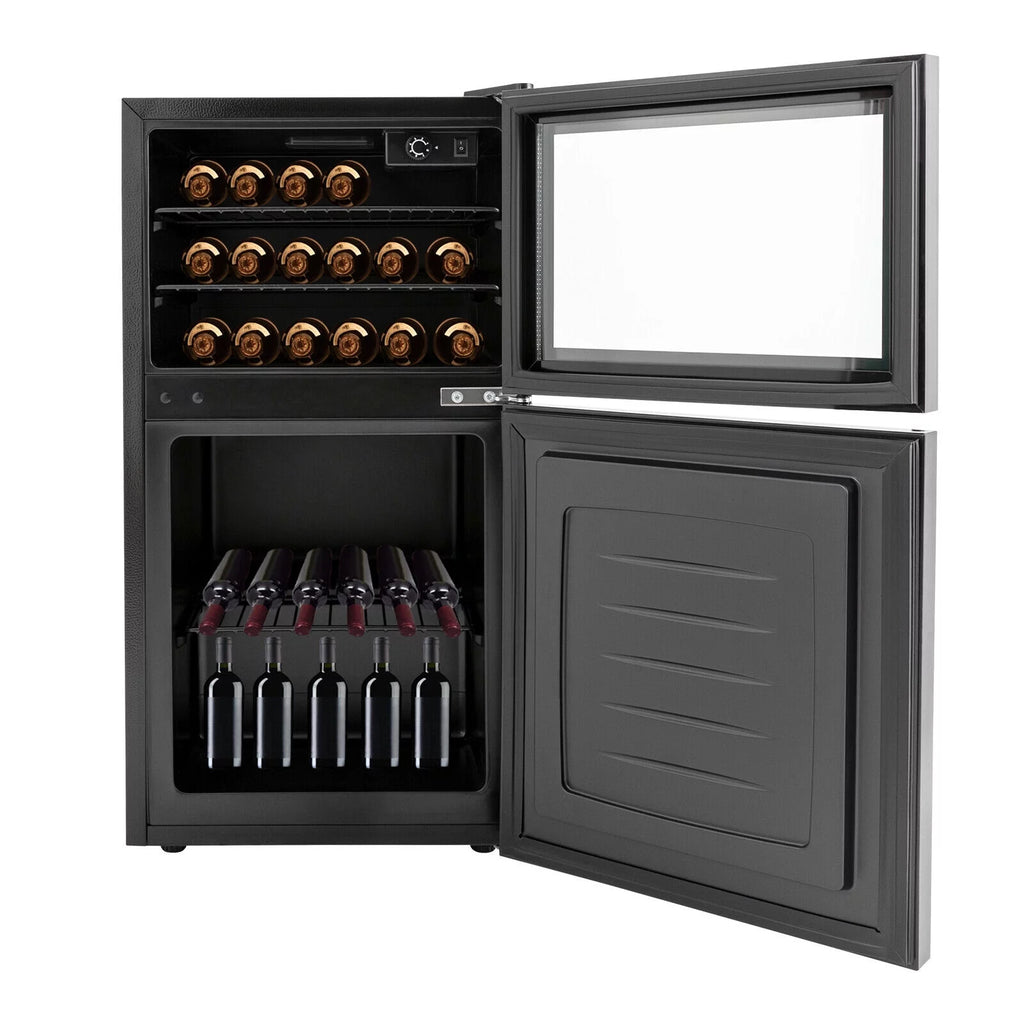 34" Dual Zone Wine Cooler Refrigerator Built-in Under-Counter Frost-Free M29702