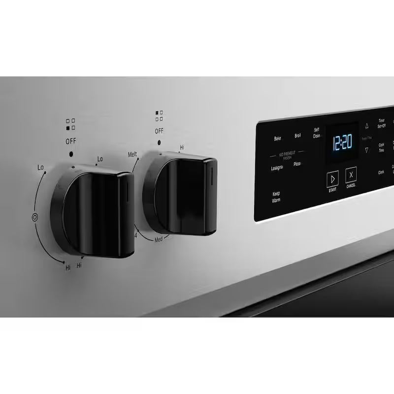 4 Element Freestanding Electric Range in Stainless Steel W8377