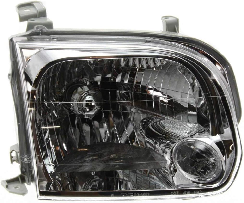 Headlight Assembly Passenger Side with Bulbs X9120