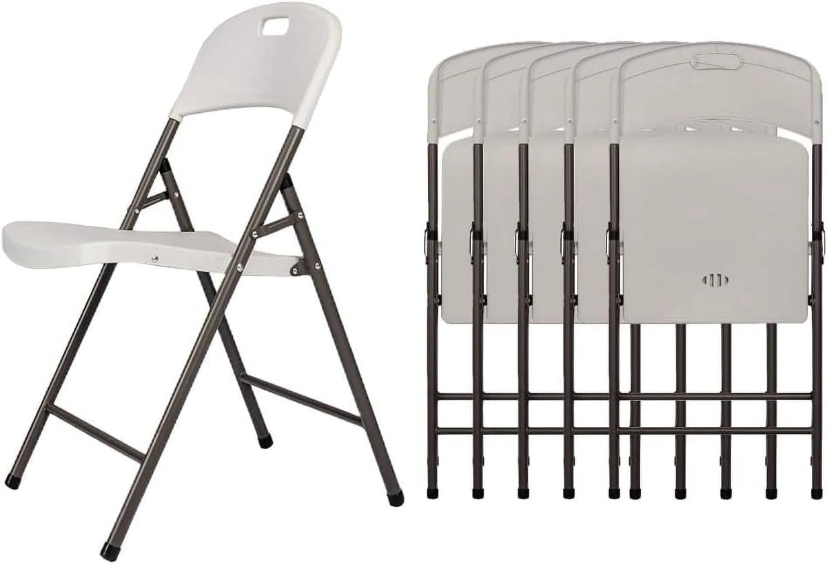 6-Piece Set of Folding Plastic Chairs B73450