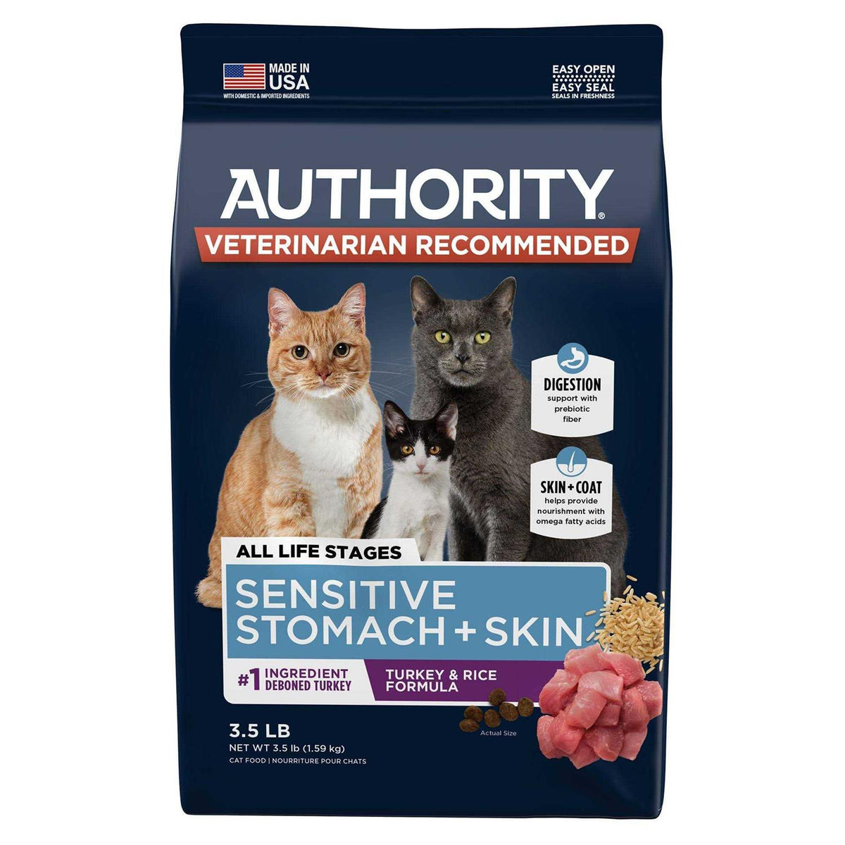 Sensitive Stomach and Skin Cat Dry Food I1282