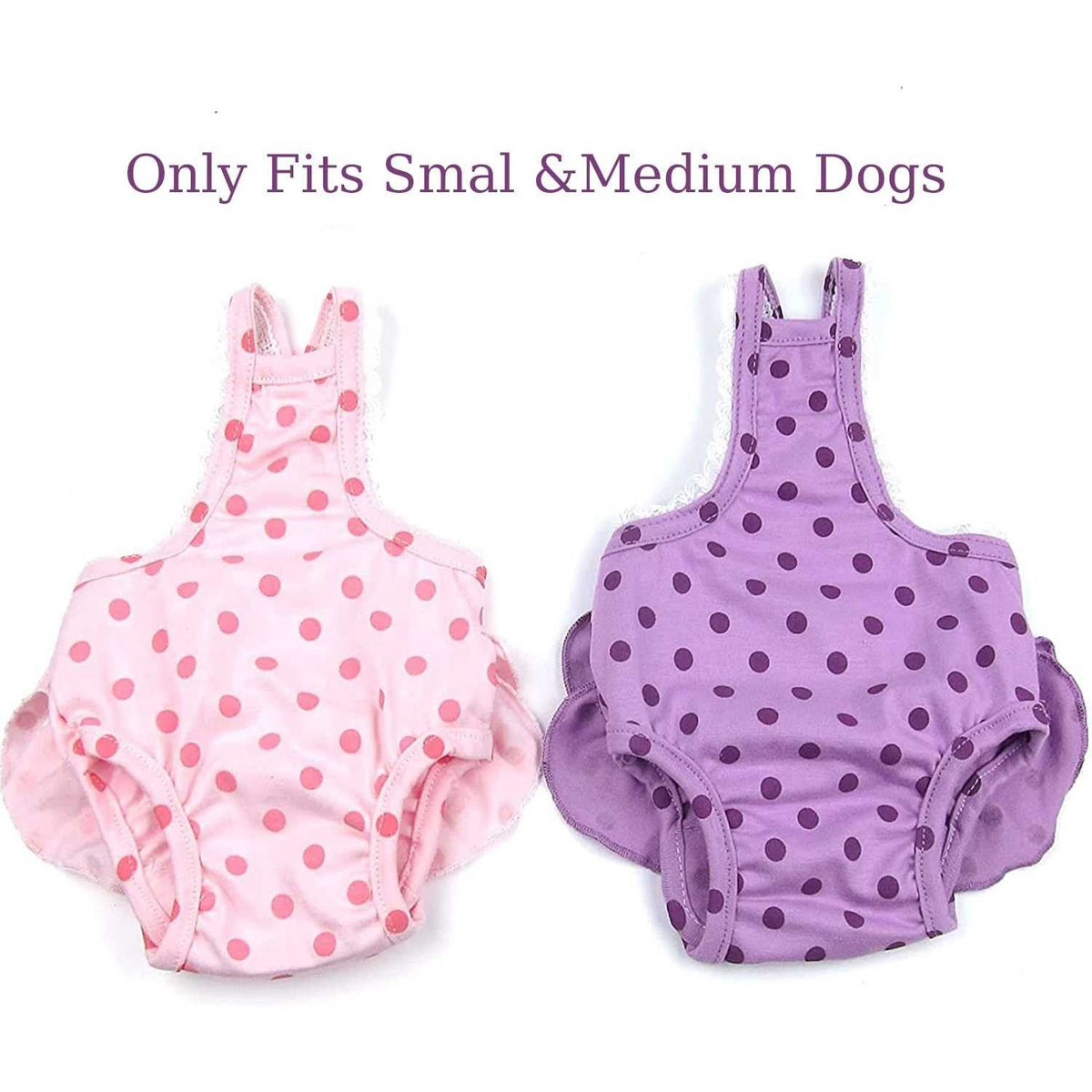 2 Pieces Washable Reusable Doggy Diapers F46296