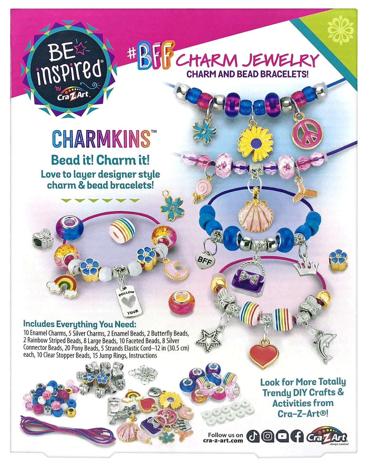 Multicolor Charm Jewelry Craft Kit Y3631
