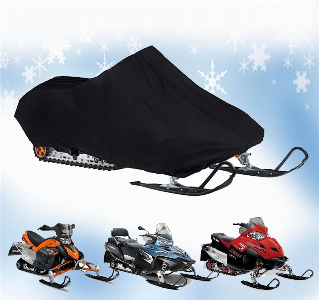 200 Denier All Black Snowmobile Cover W509