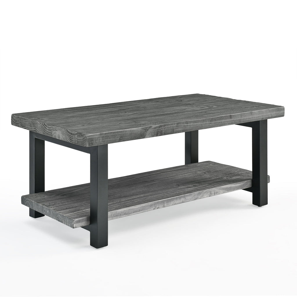 42" Metal and Reclaimed Wood Coffee Table Z493017
