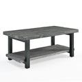 42" Metal and Reclaimed Wood Coffee Table Z493017