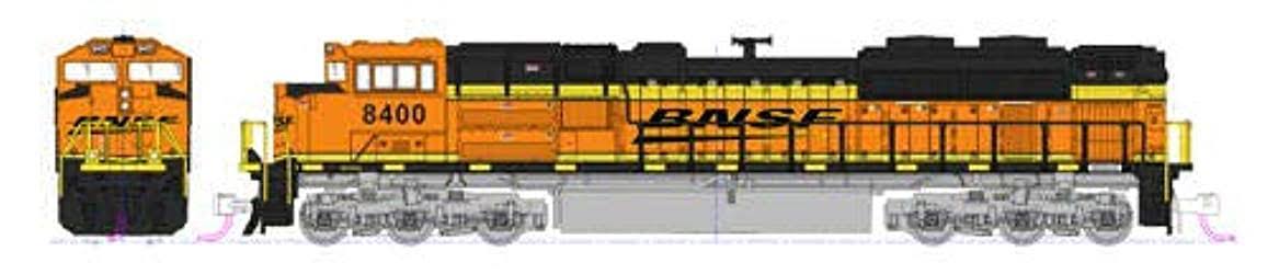 N EMD SD70ACe Nose Headlight D541294