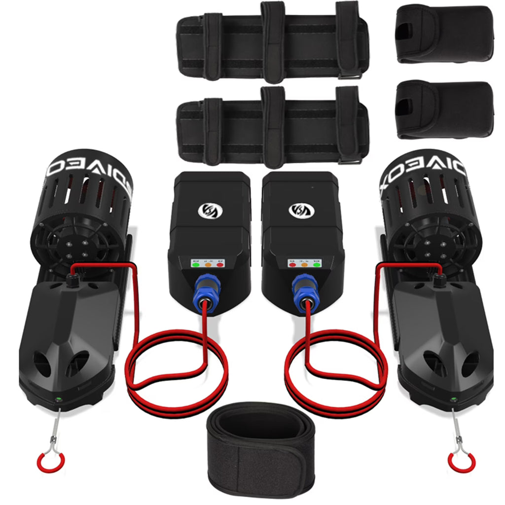 Underwater Scooter, 2pcs Electric Sea Scooters, Waterproof, 20M X233