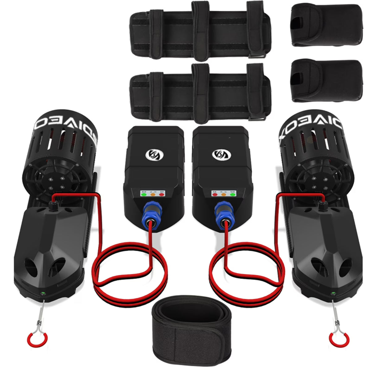 Underwater Scooter, 2pcs Electric Sea Scooters, Waterproof, 20M X233