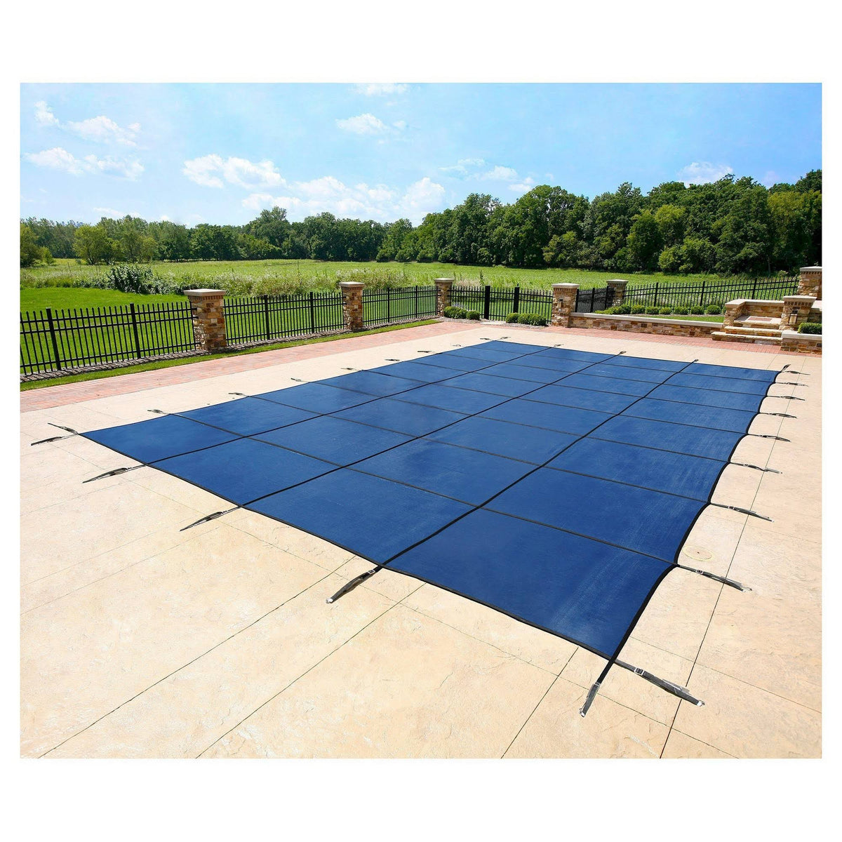 Blue Mesh Safety Pool Cover G124464