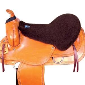 Brown Western Seat Saver with Ultra Cell Insert X396530