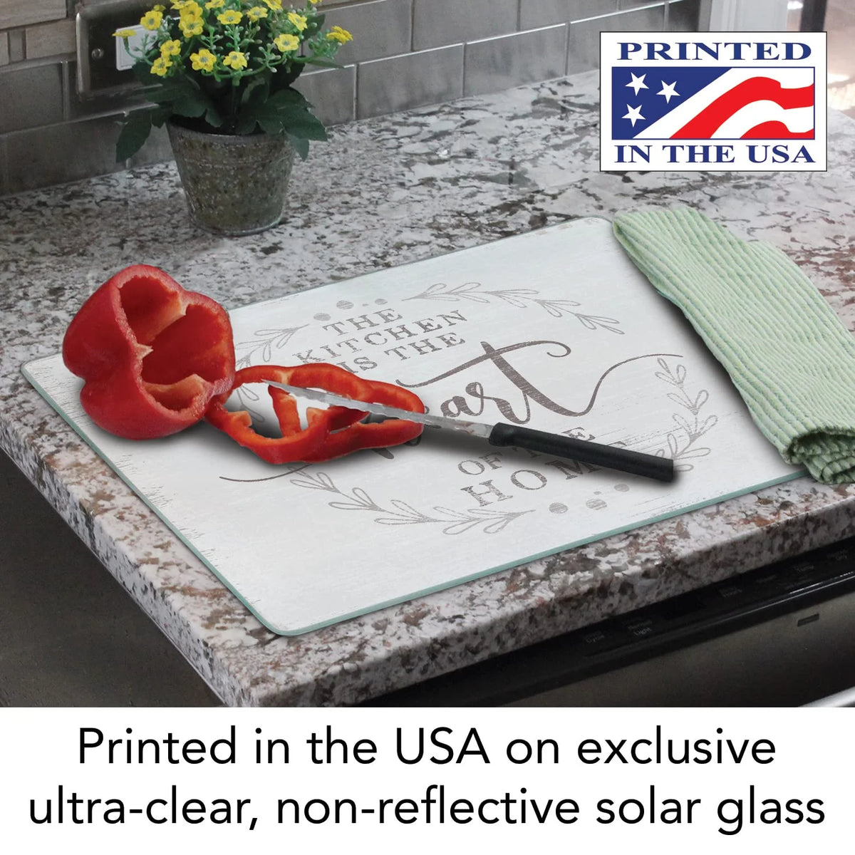3mm Heat Tolerant Glass Cutting Board 15" by 12" X680062