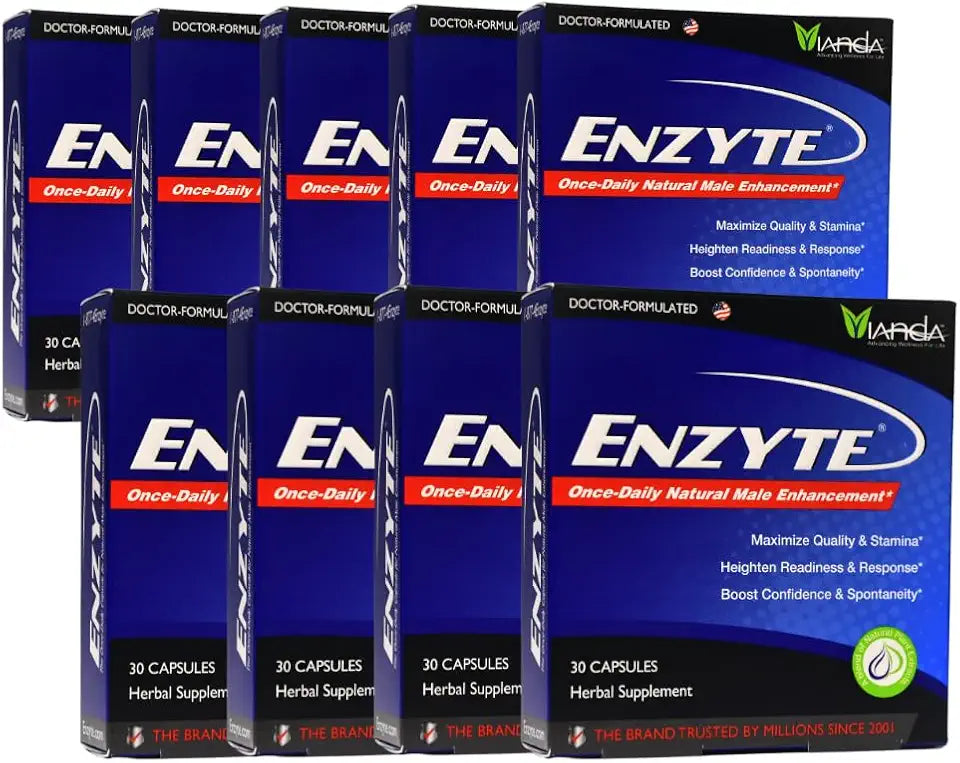Natural Male Enhancement Bundle with Asian Ginseng, Ginkgo Biloba, Grape Seed Extract, Horny Goat Weed C174