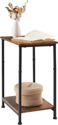 2-Tier Side Table with Storage Shelf J4340