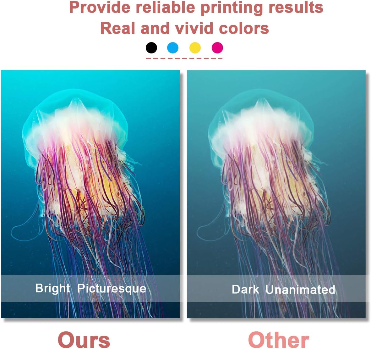 6 Pack Compatible Toner Cartridge for HP Color Enterprise M653x M682z M681dh M652n M681f M653dn M681f Printer M7248