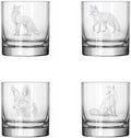 Set of 4 Glass 11 oz Rocks Whiskey V479538