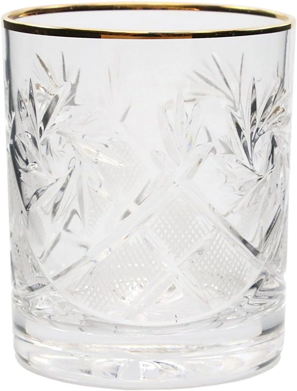 Set Of 6 Vintage Crystal Whisky Glasses A334