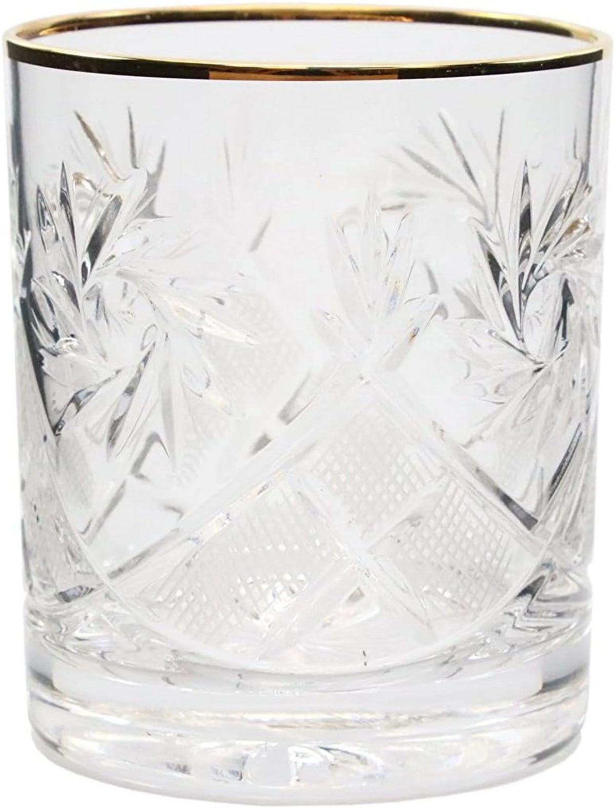 Set Of 6 Vintage Crystal Whisky Glasses A334
