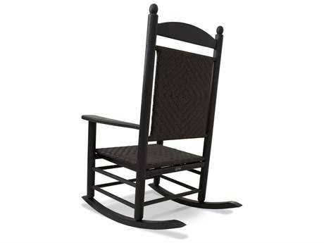 White/Tigerwood Woven Rocking Chair V979169