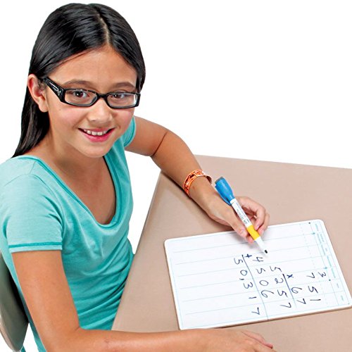 Multi-Digit Computation Two-Sided Dry Erase Board Set, 12” by 9” (Set of 6) P223
