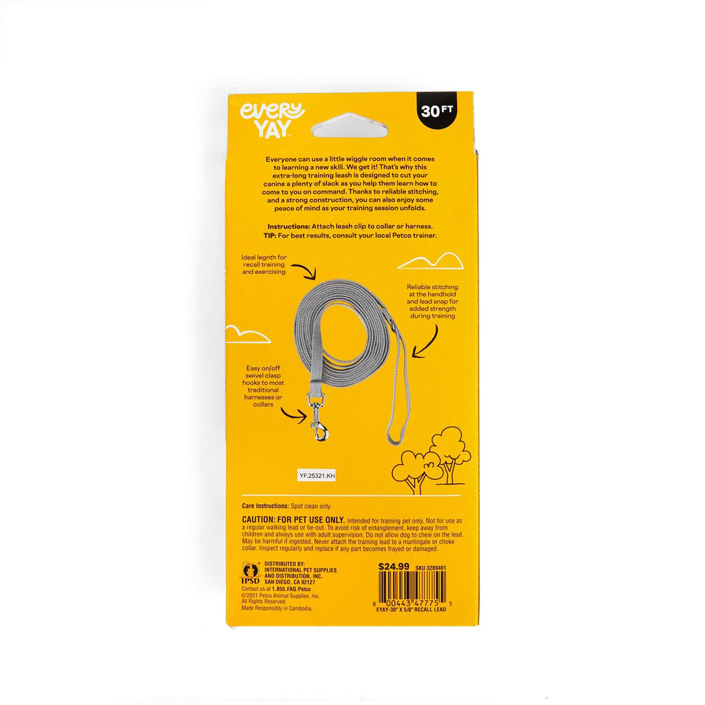 Adjustable Recall Training Dog Lead K376