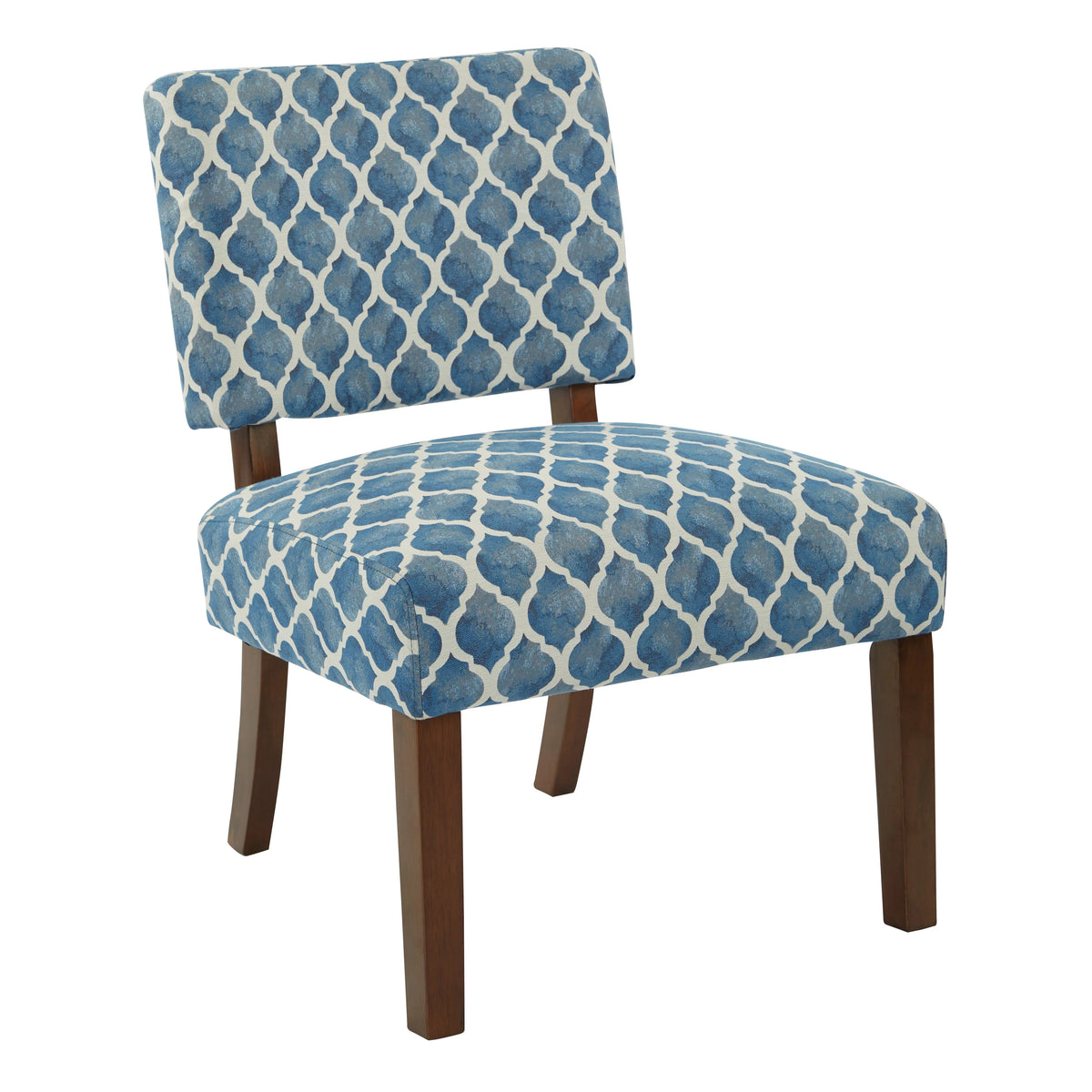 Harbor Blue Fabric Table and Two Chairs V1083