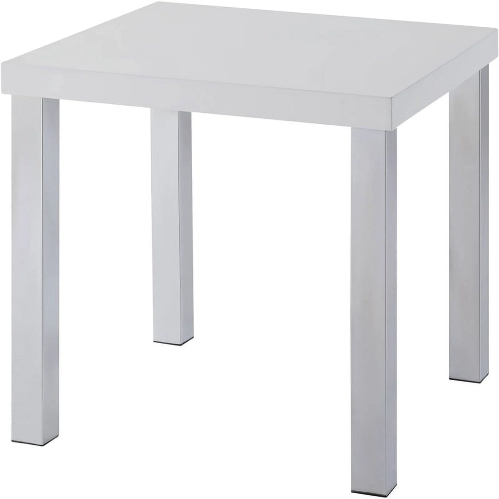 White High Gloss End Table C804199