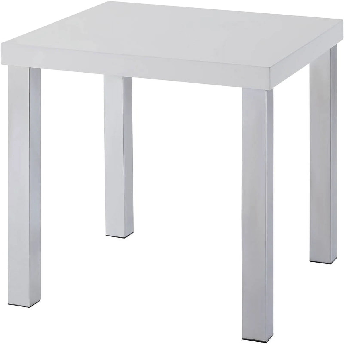 White High Gloss End Table C804199