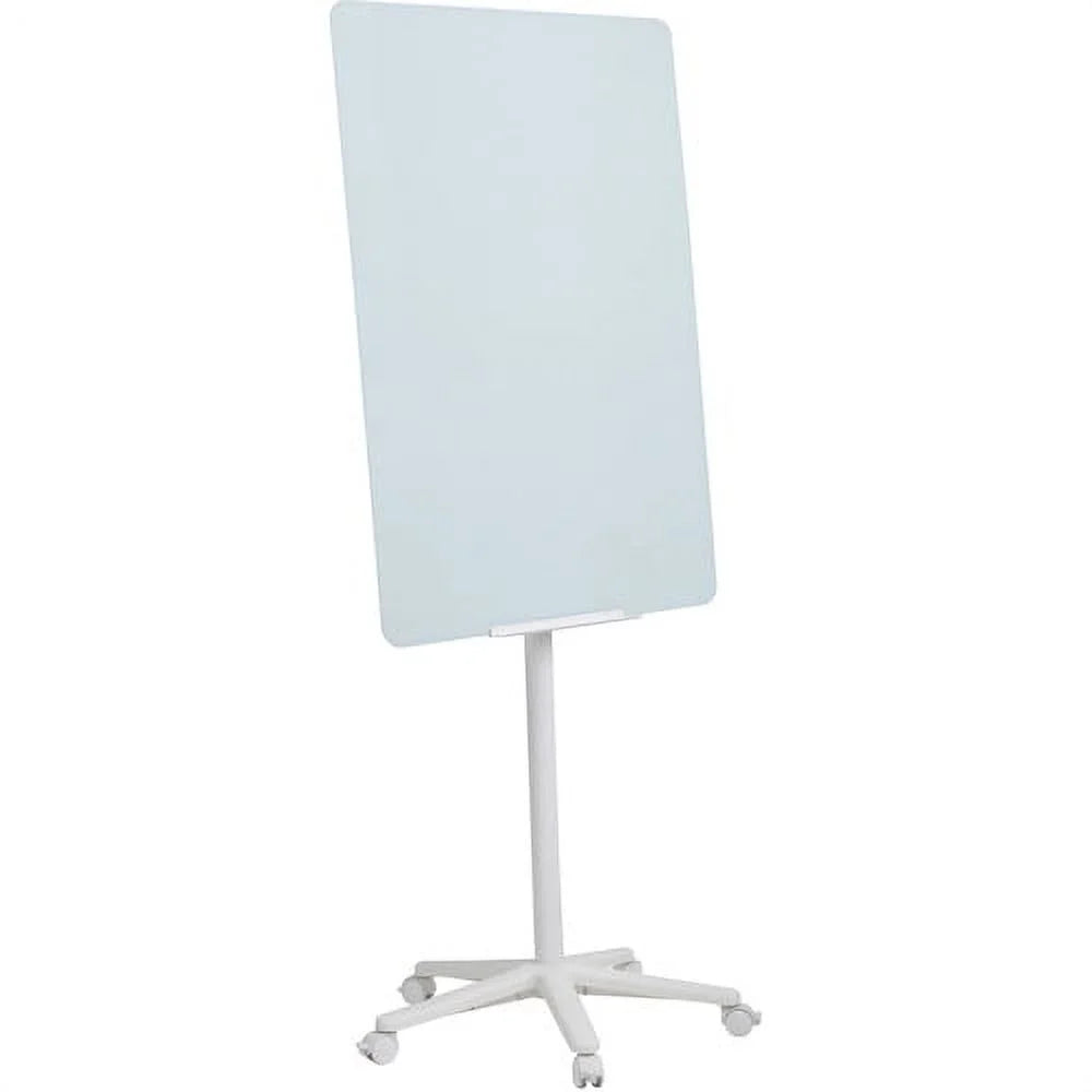 Mobile Glass Whiteboard 26" W x 38.5" H P779460