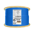 Blue Shielded Cat7A Ethernet Cable 1000ft Reel Q157110