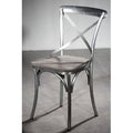Antique Zinc/Gray Solid Wood Dining Chair C15866