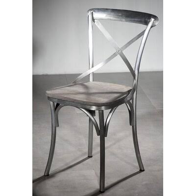 Antique Zinc/Gray Solid Wood Dining Chair C15866