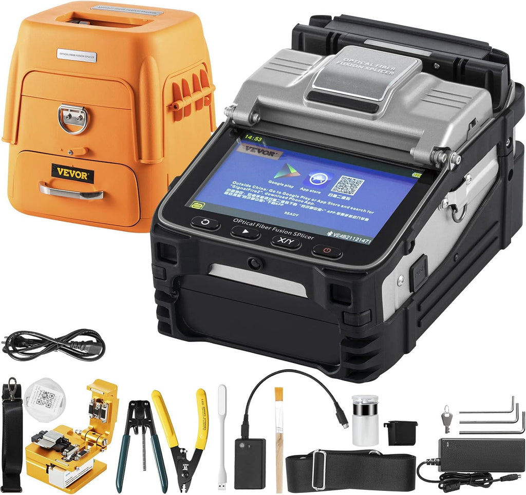 Fiber Fusion Splicer Machine with Optical Fiber Cleaver Kit L809153