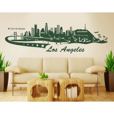 Golden Yellow 59in x 1 Cityscape Wall Decal K389421