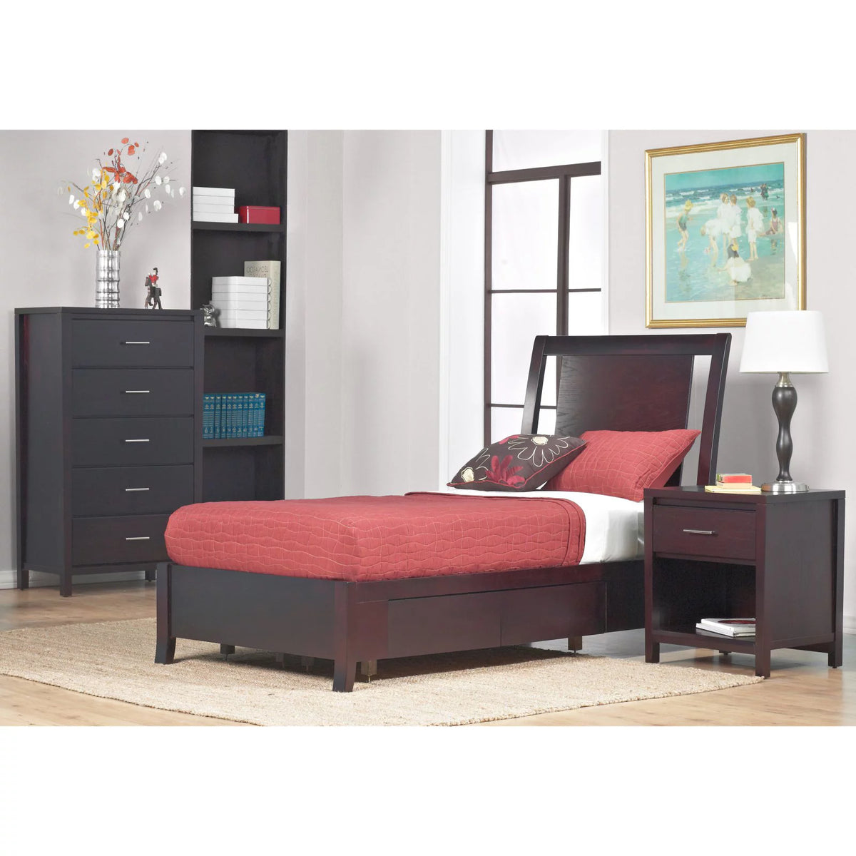 Storage Sleigh Bed I380421
